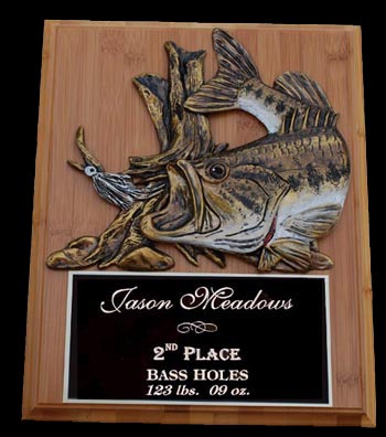 fishing tropies and fishing awards