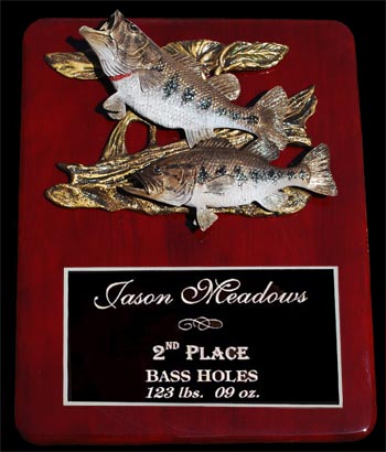 fishing tropies and fishing awards