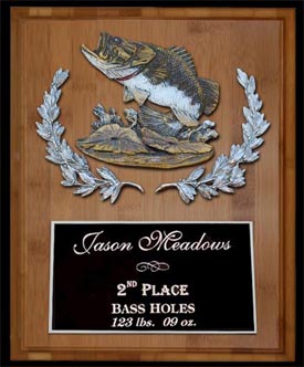 bass fishing tournament trophies, bass fishing tournament awards