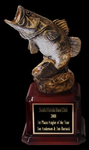 thumbnail image 2 of Fishing Trophy For Angling Carp & Bass Awards | Silver Finish With Free Engraving | Trophy Planet 2 of 5