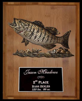 fishing tropies and fishing awards