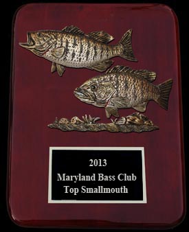 sculpted bass fishing trophies & awards